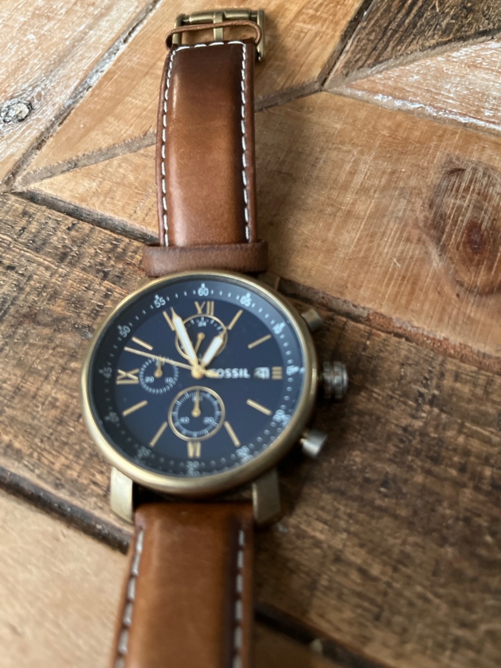 Fossil Men’s Leather Watch - Picture 3 of 7
